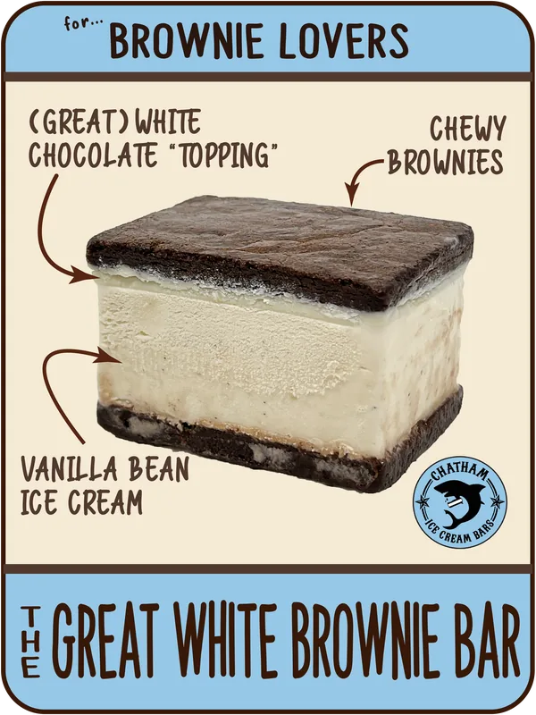 The Great White Brownie Bar, for brownie lovers