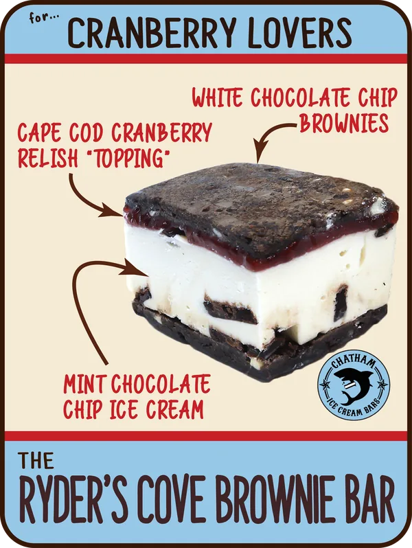 The Ryder's Cove Brownie Bar, for cranberry lovers